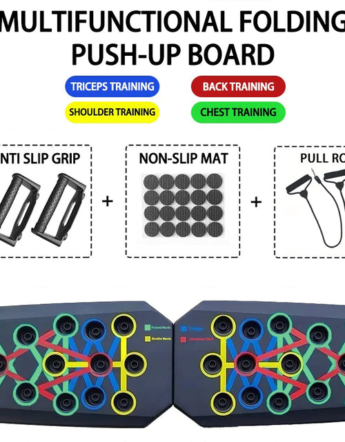 Load image into Gallery viewer, Household Multifunctional Push up Training Board for Men&#39;S Chest and Abdominal Muscle Training Equipment Portable Push up Board
