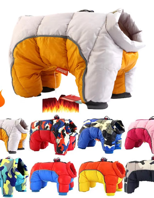 Load image into Gallery viewer, Winter Dog Clothes Super Warm Reflective Thick Cotton Waterproof Jacket, Small Dog French Bulldog Puppy Pet Jackets Snowsuit
